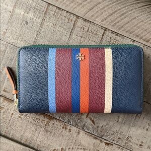 Tory Burch Multicolor Striped Wallet